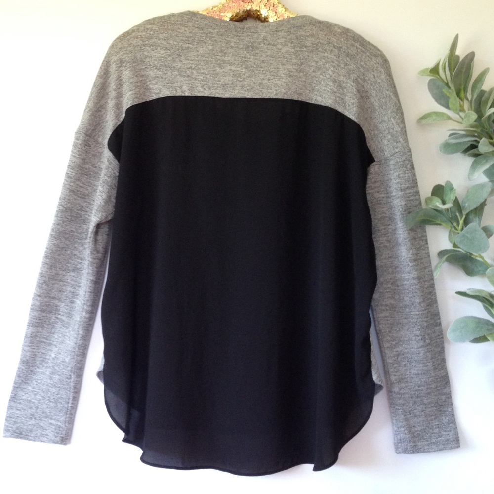 A. Byer Women's Lace Marled Knit Top size XL - Picture 4 of 7
